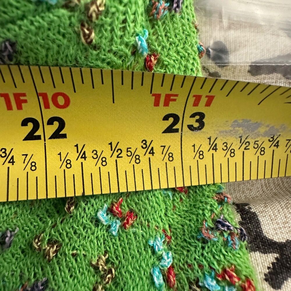 Vintage Green Floral Lounge Dress 1960s Cottagecore Robe Lace Collar Pockets - Picture 7 of 9